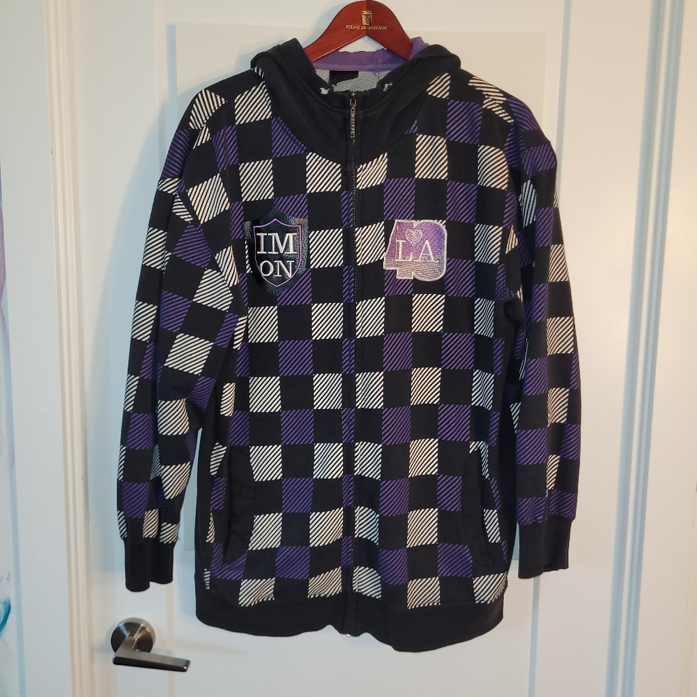 I'm On Hoodie Sweater Men's XL Purple